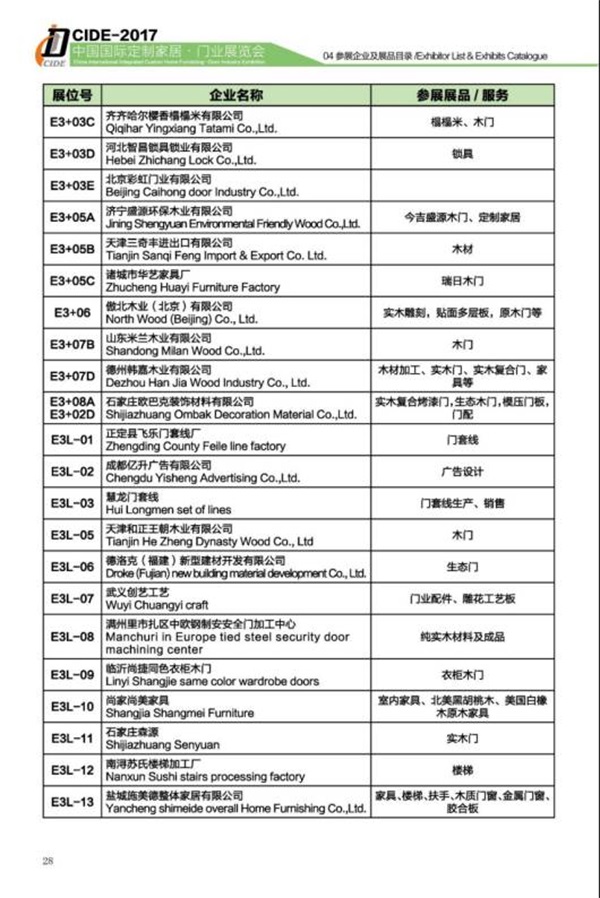 E3定制家居/木質門（窗）館品牌預覽