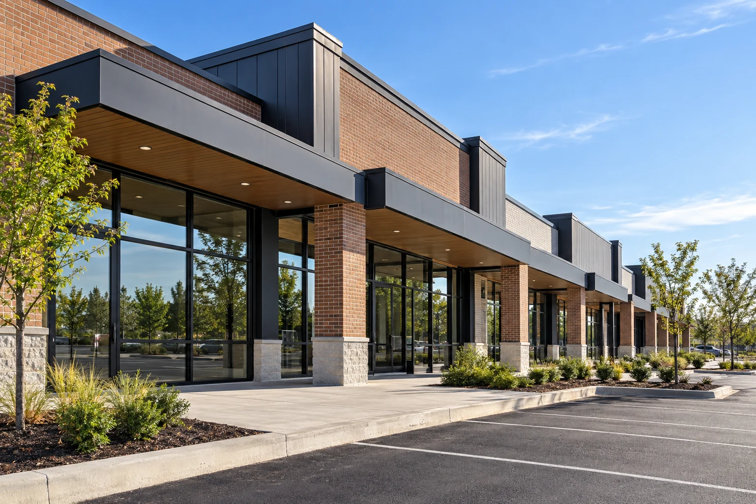 The retail destination, illustrative commercial concept