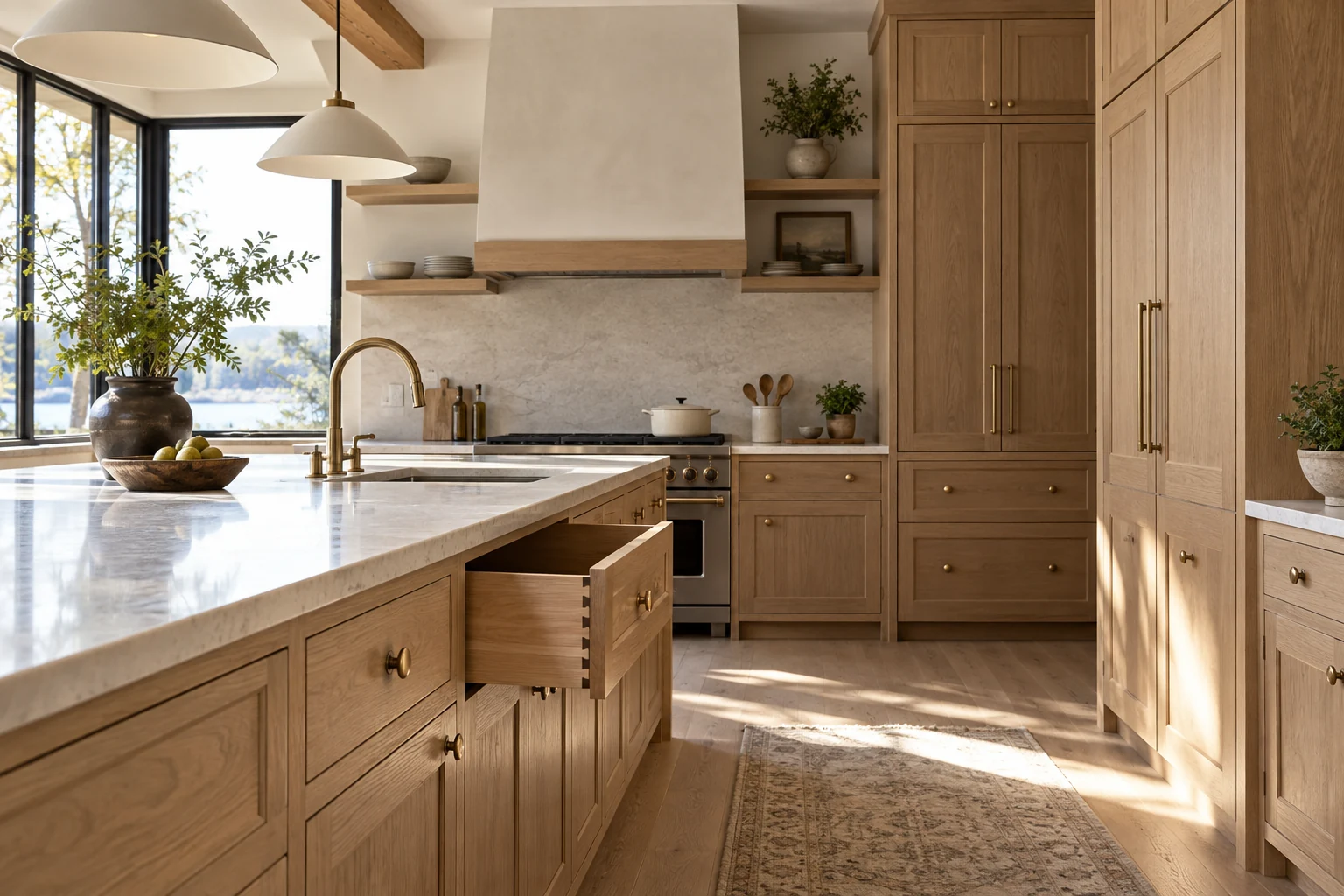 The everyday kitchen, illustrative carpentry concept