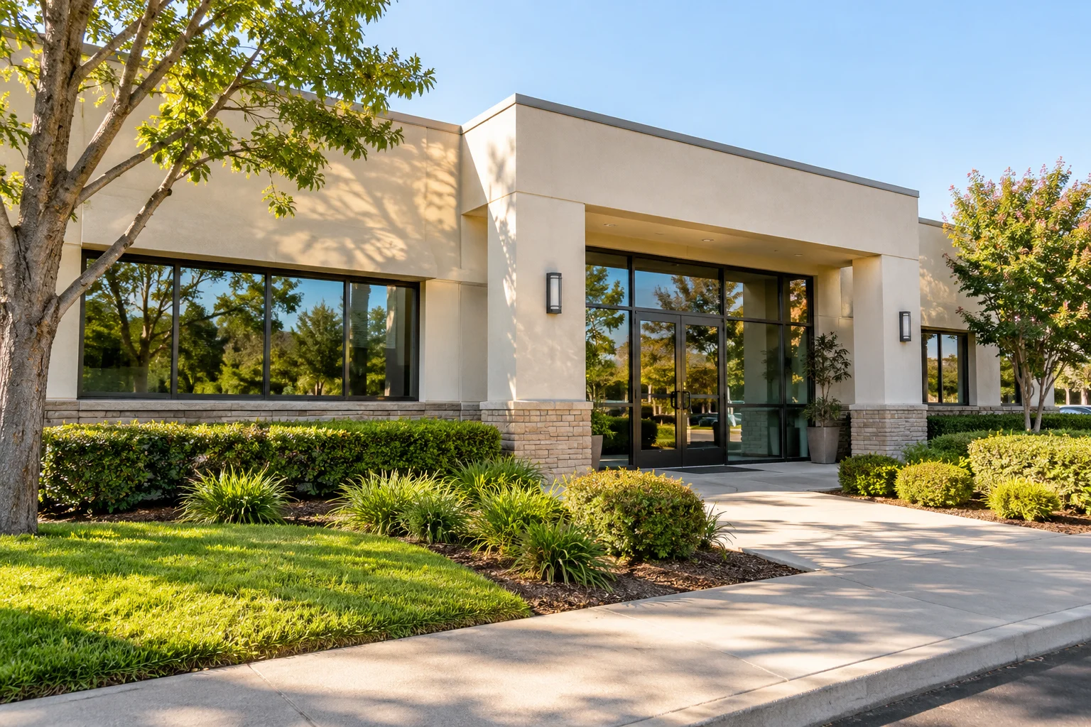 Small California office exterior