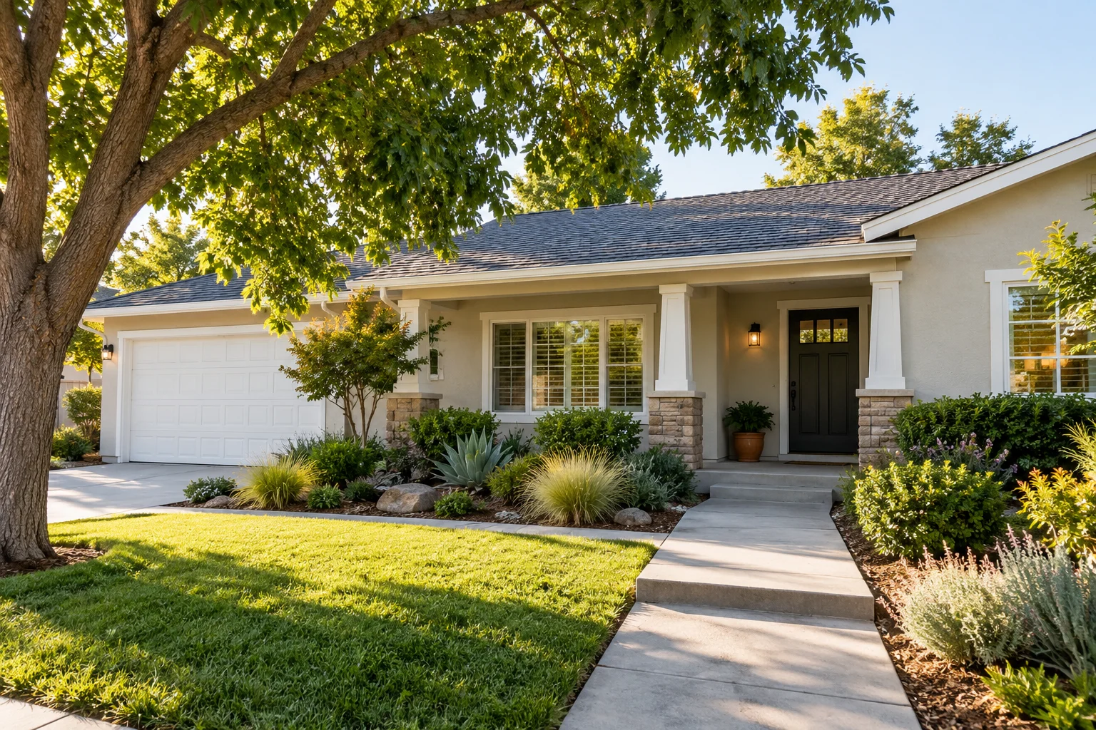 Well-maintained Sacramento-style home and garden