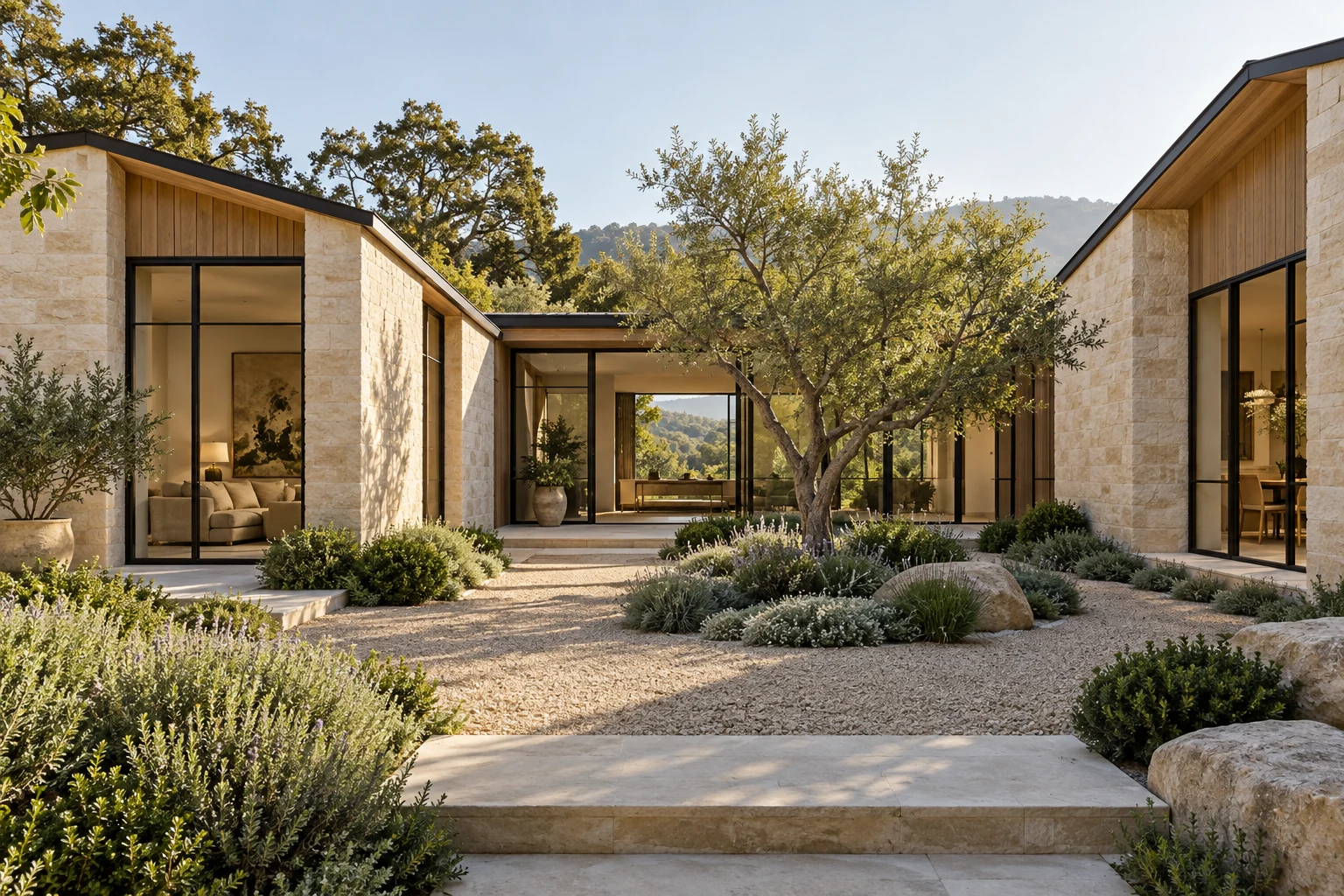 The Courtyard House, illustrative concept