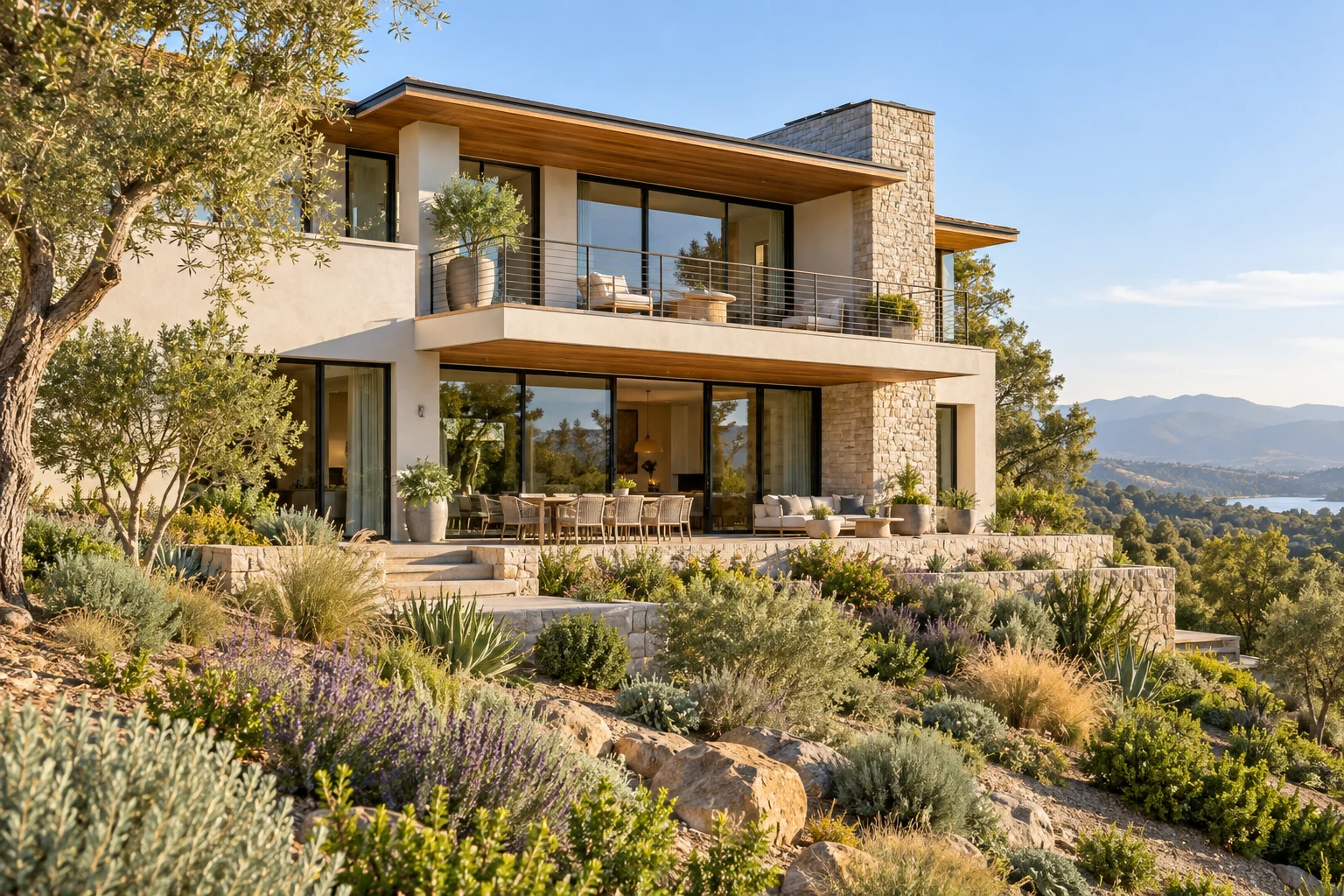 The Hillside Residence, illustrative concept