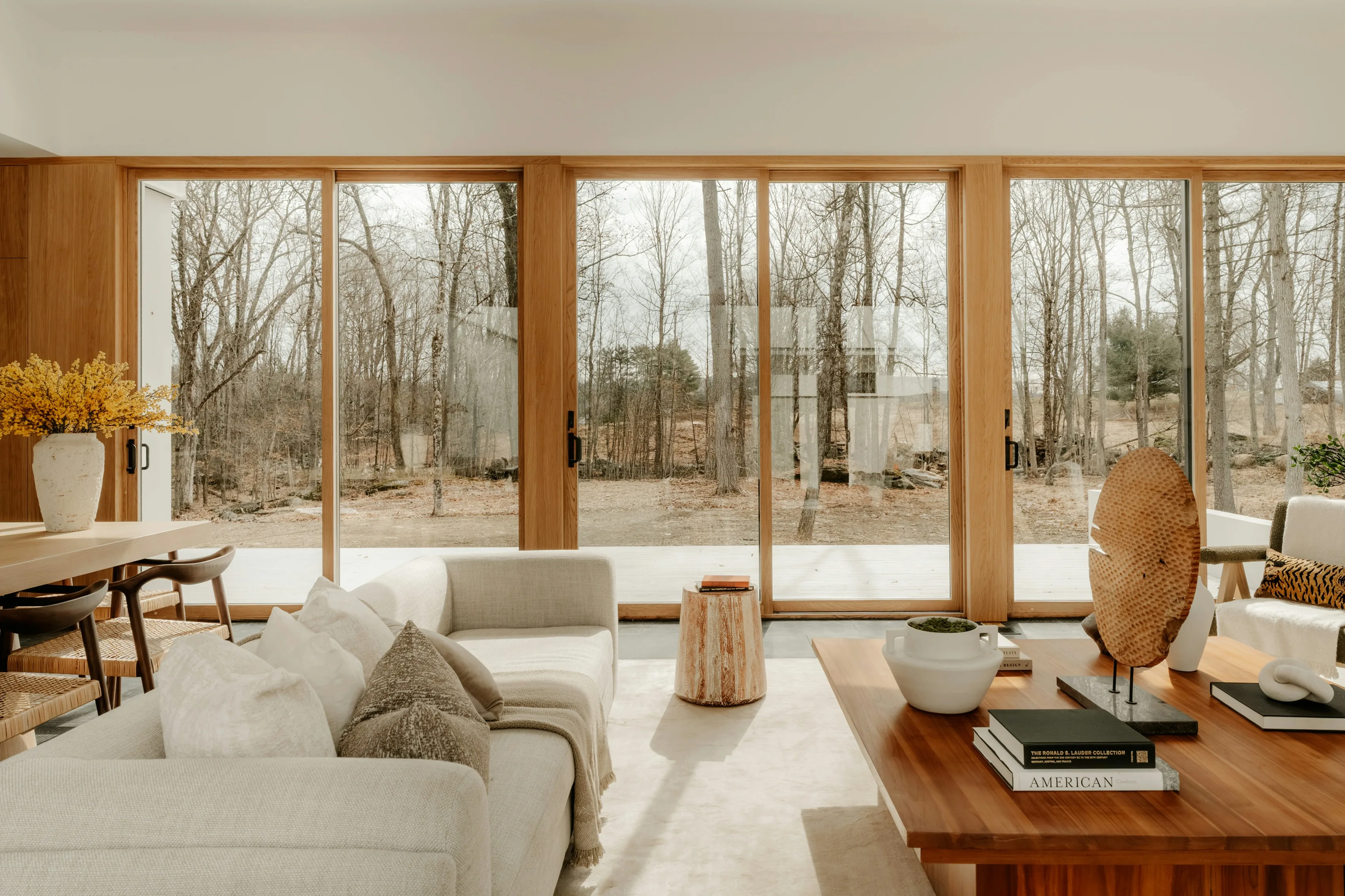 Completed modern living room used for the featured renovation case study